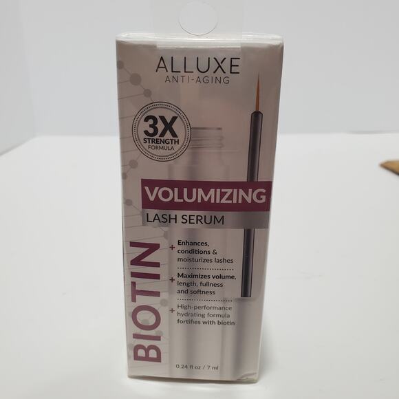 Alluxe Anti-Aging Volumizing Lash Serum Biotin Sealed in Box .24 fl. oz. - Picture 5 of 8